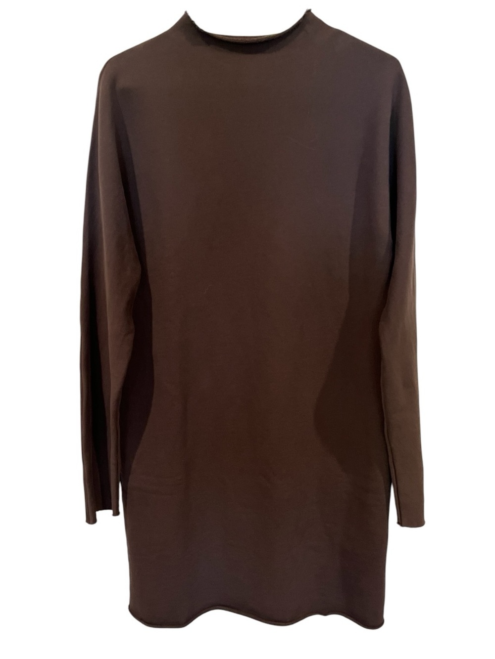 Frank & Eileen Izzie Sweatshirt Party Dress Dark Brown size small
